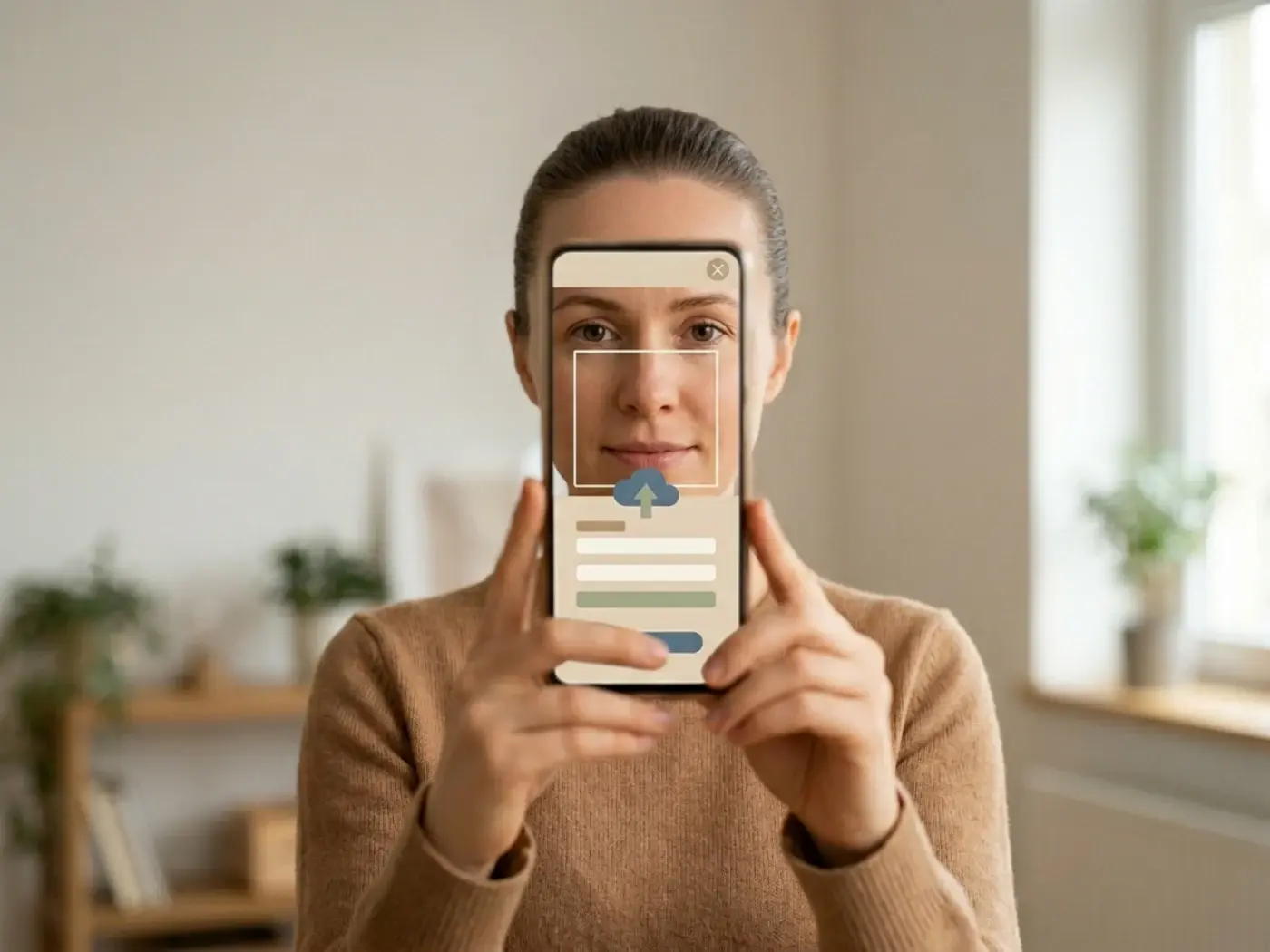 Upload your selfie for AI Facial Analysis