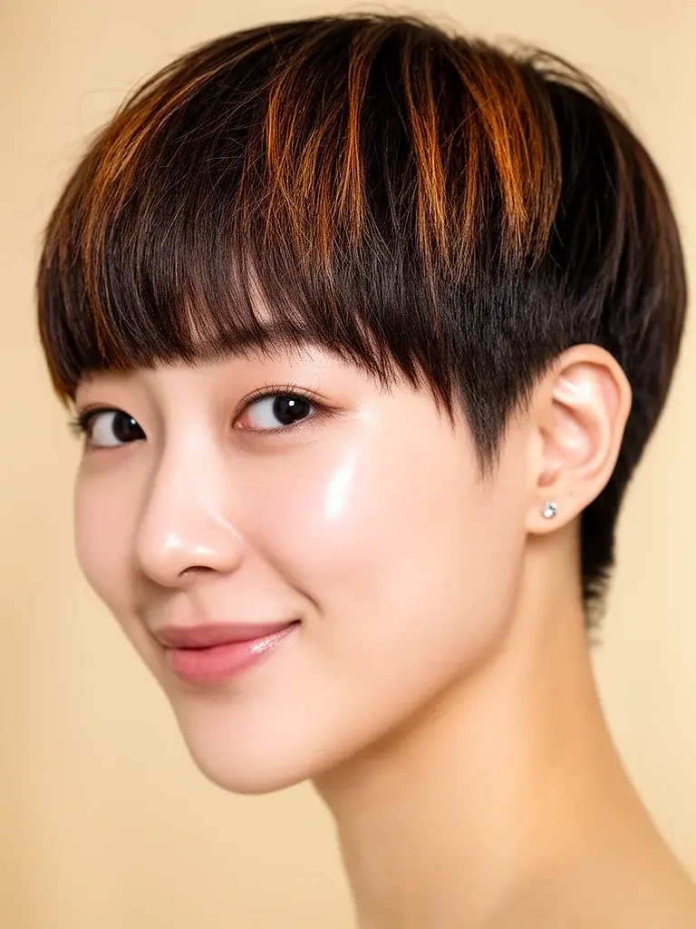 African American woman with tapered TWA, showing how 4b texture creates natural volume at the crown