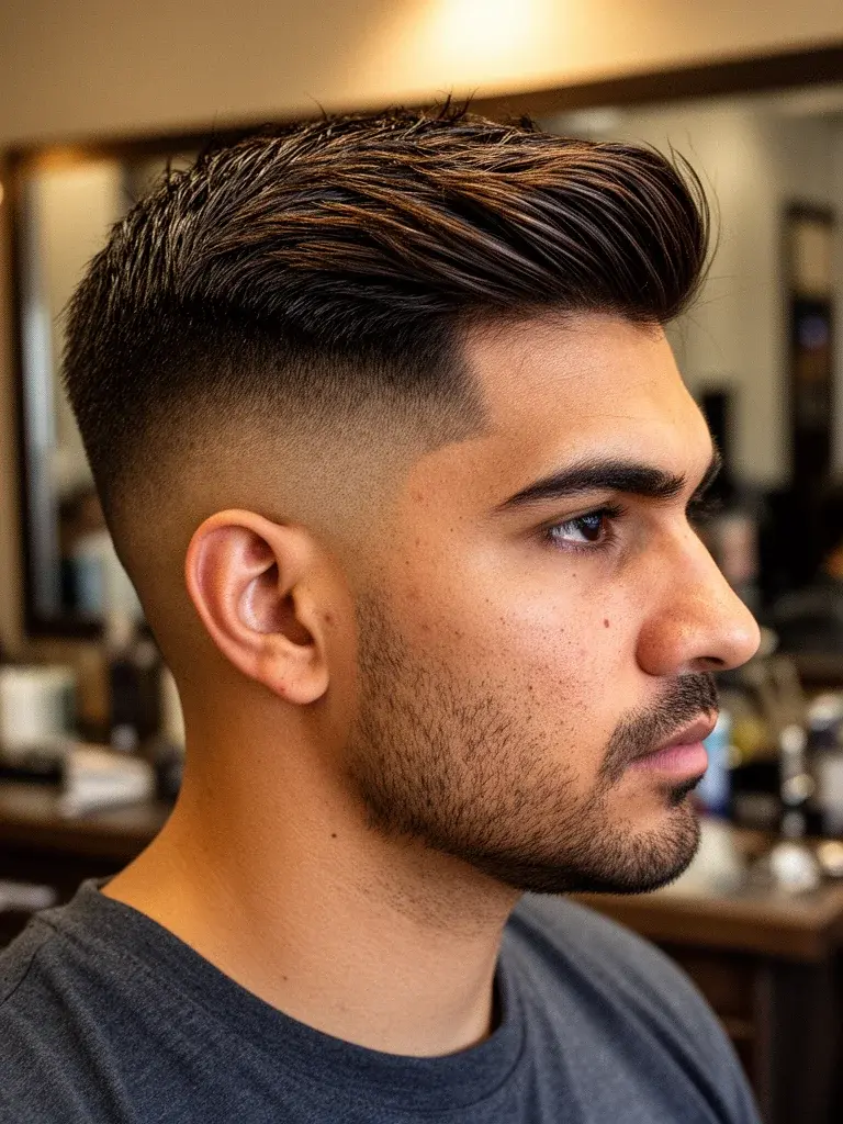 Taper fade at week three showing how the taper grows out gracefully