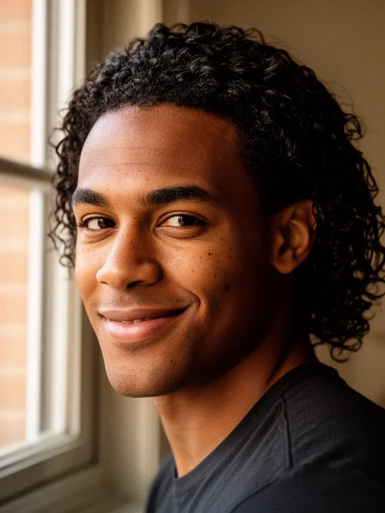 Bro flow on wavy hair with enhanced natural texture and volume