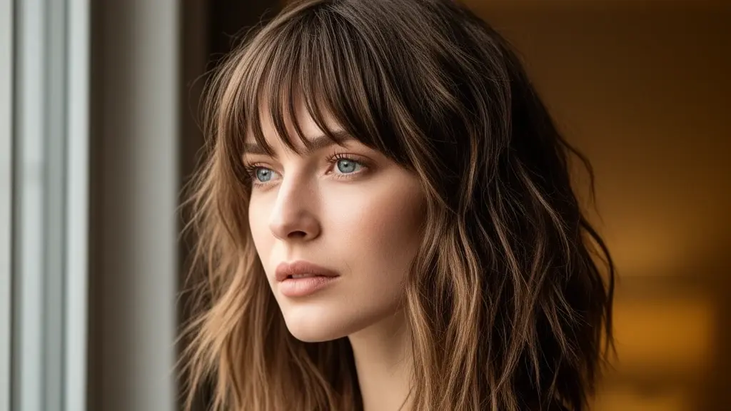 Women with 2026 trending hairstyles — wolf cut, butterfly cut, lob, and curtain bangs