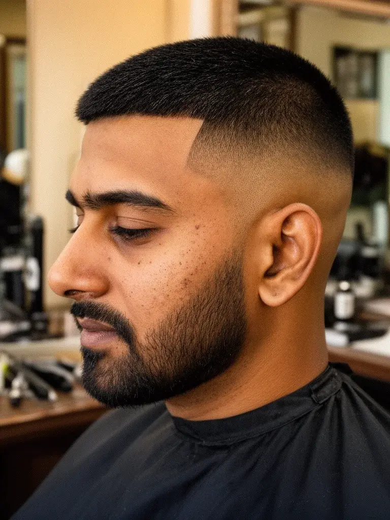 Modern buzz at week three showing grow-out with soft texture