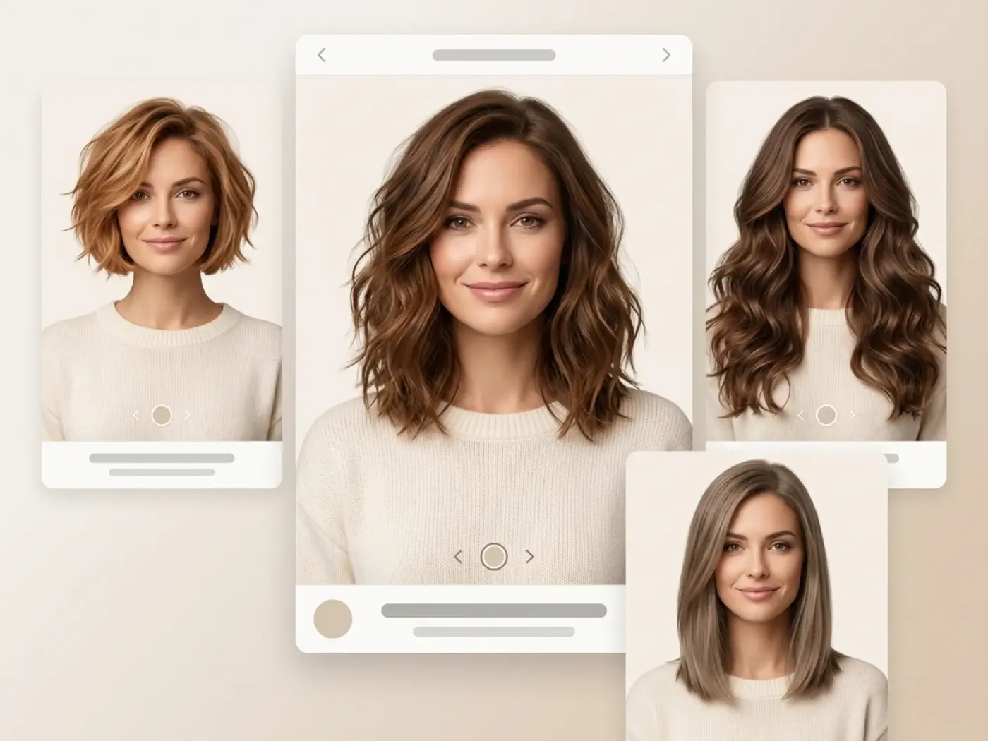 Compare hairstyle directions with AI Hair Design