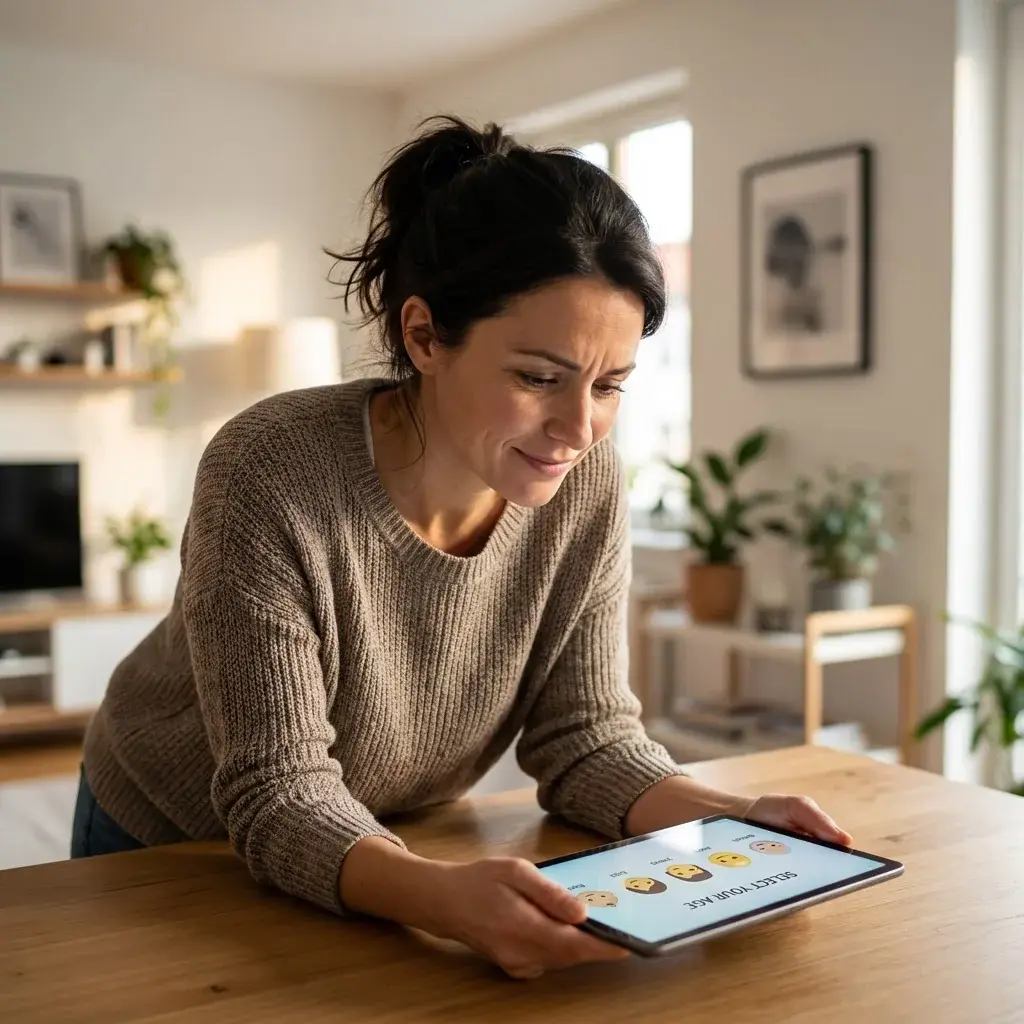 Sélectionnez le genre et l'âge pour le filtre d'âge IA