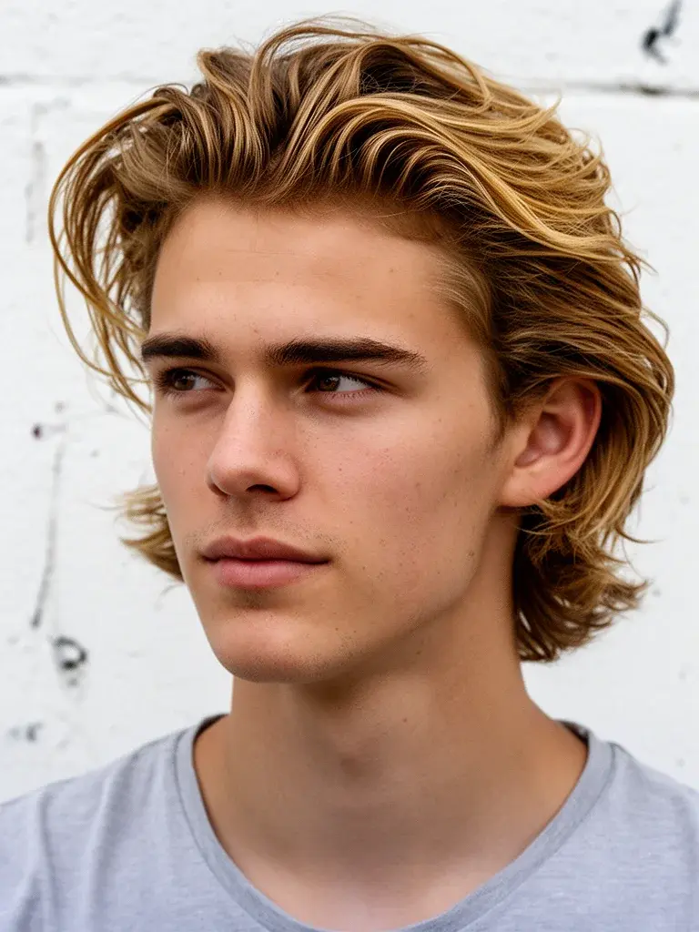 Bro flow growing out from a shorter cut showing the transition phase